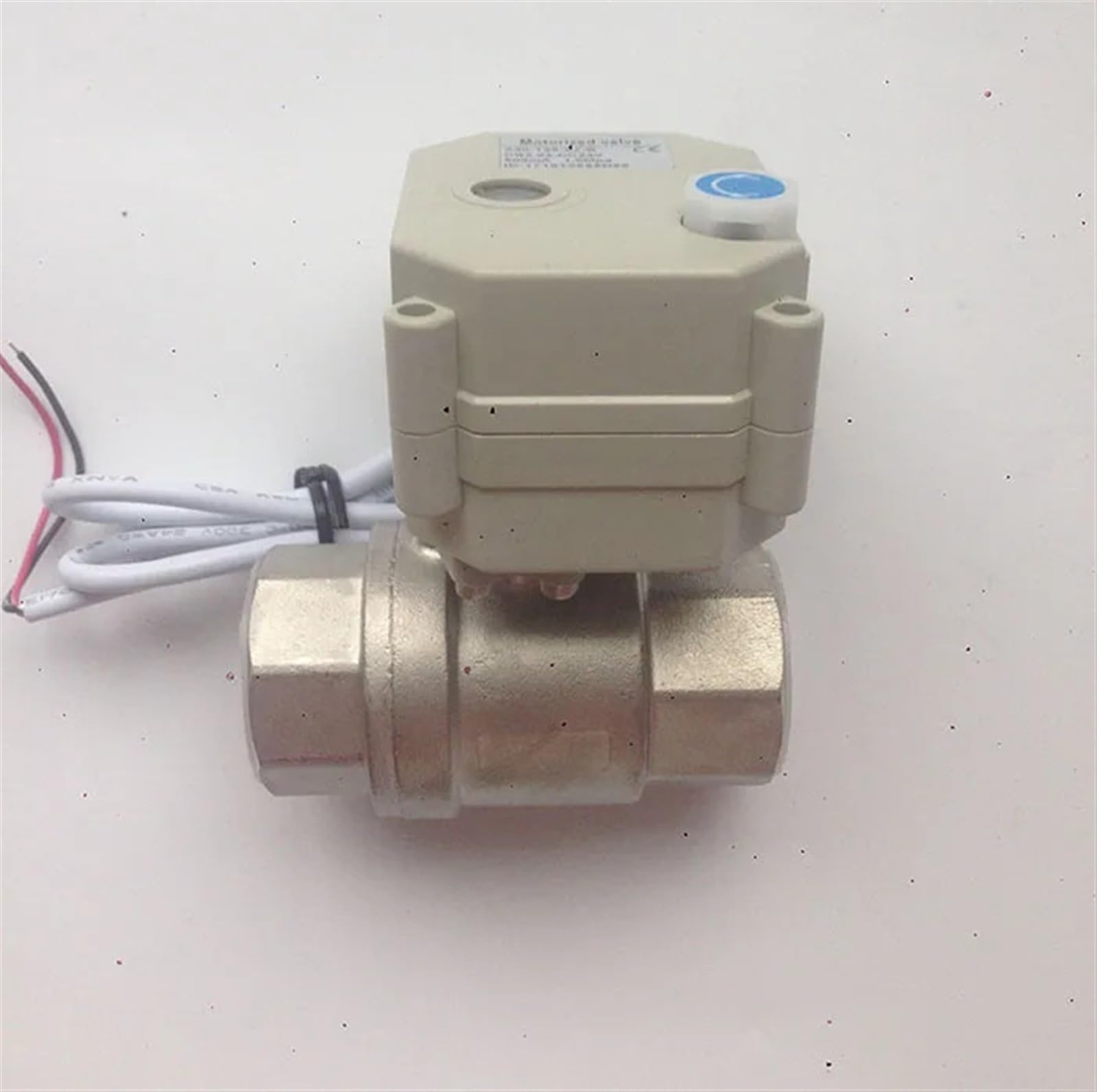 VSPPJYFG 2 Way DN25 G1 Full Port Electric Ball Valve BSP SS304 Mini Normally Closed Motor actuated Valve AC/DC24V CR202 on/Off 5 sec