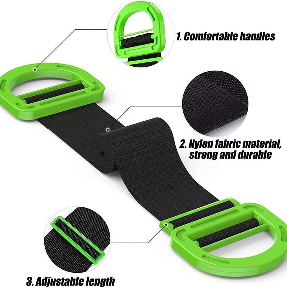 Lifting Straps for Movers, 2 Pcs Adjustable Moving Straps, Carrying