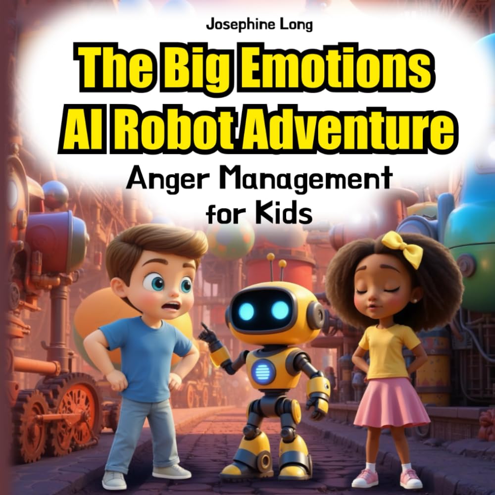 The Big Emotions AI Robot Adventure: Anger Management for Kids with Advice on What to Do When You Feel Like Hitting and How Kindness Makes Us Strong Book