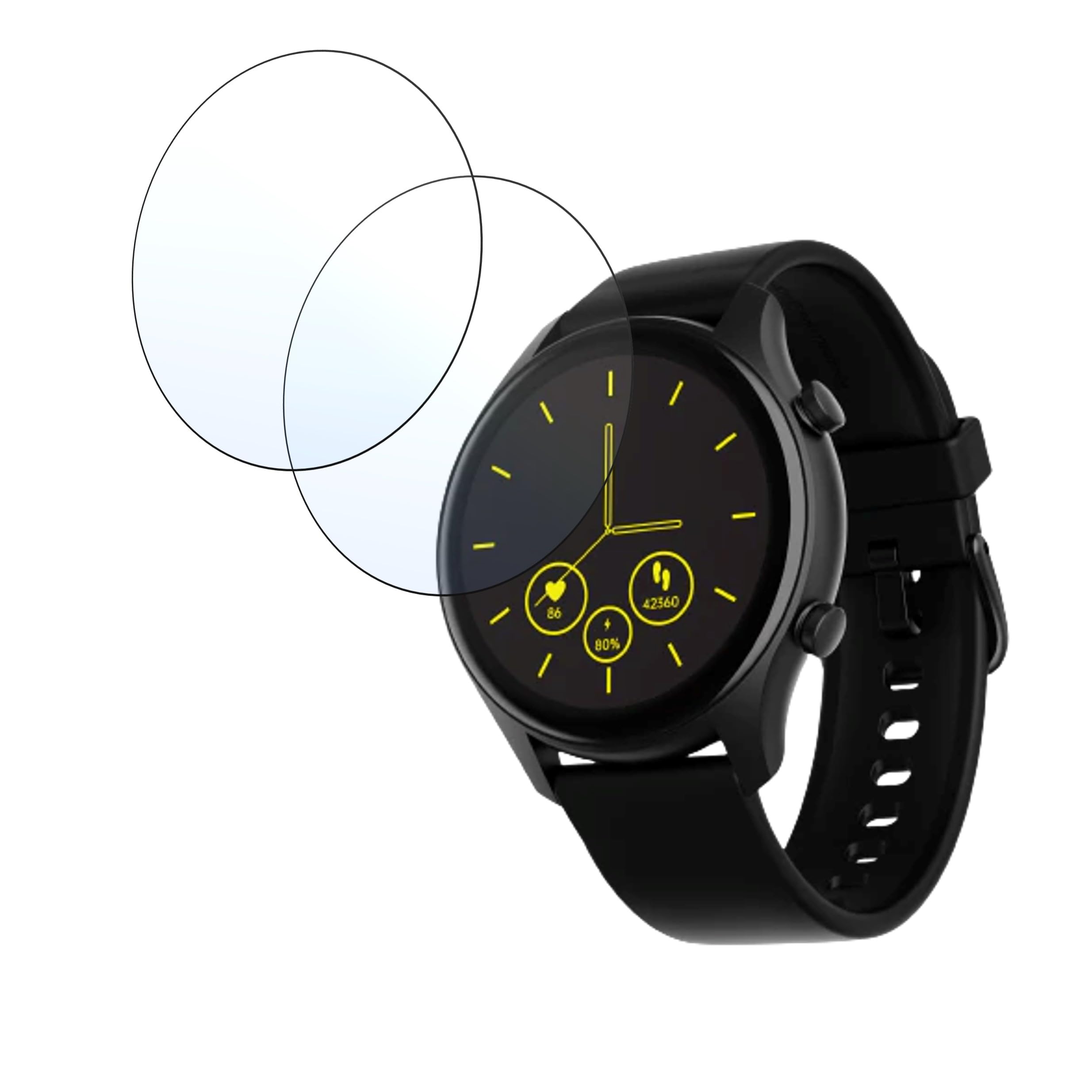 DVTECH® (Pack of 02 Best Fit Smartwatch Screen Protector for boAt Lunar Call Plus (Not a Tempered glass) (B0C8NTBZH8) Amazon Price History, Amazon Price Tracker