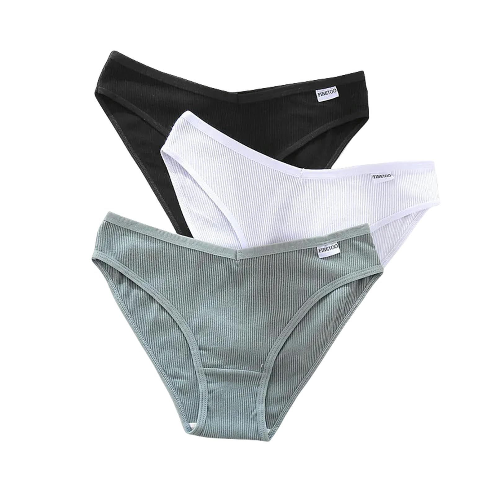 Mutande Donna Cotone Mutandine di Cotone Femminile V Vita Biancheria Intima Plus Size Briefs Ladies Bassa Riduzione delle Mutandine Comode Mutandine Lingerie-Set 11-4xl