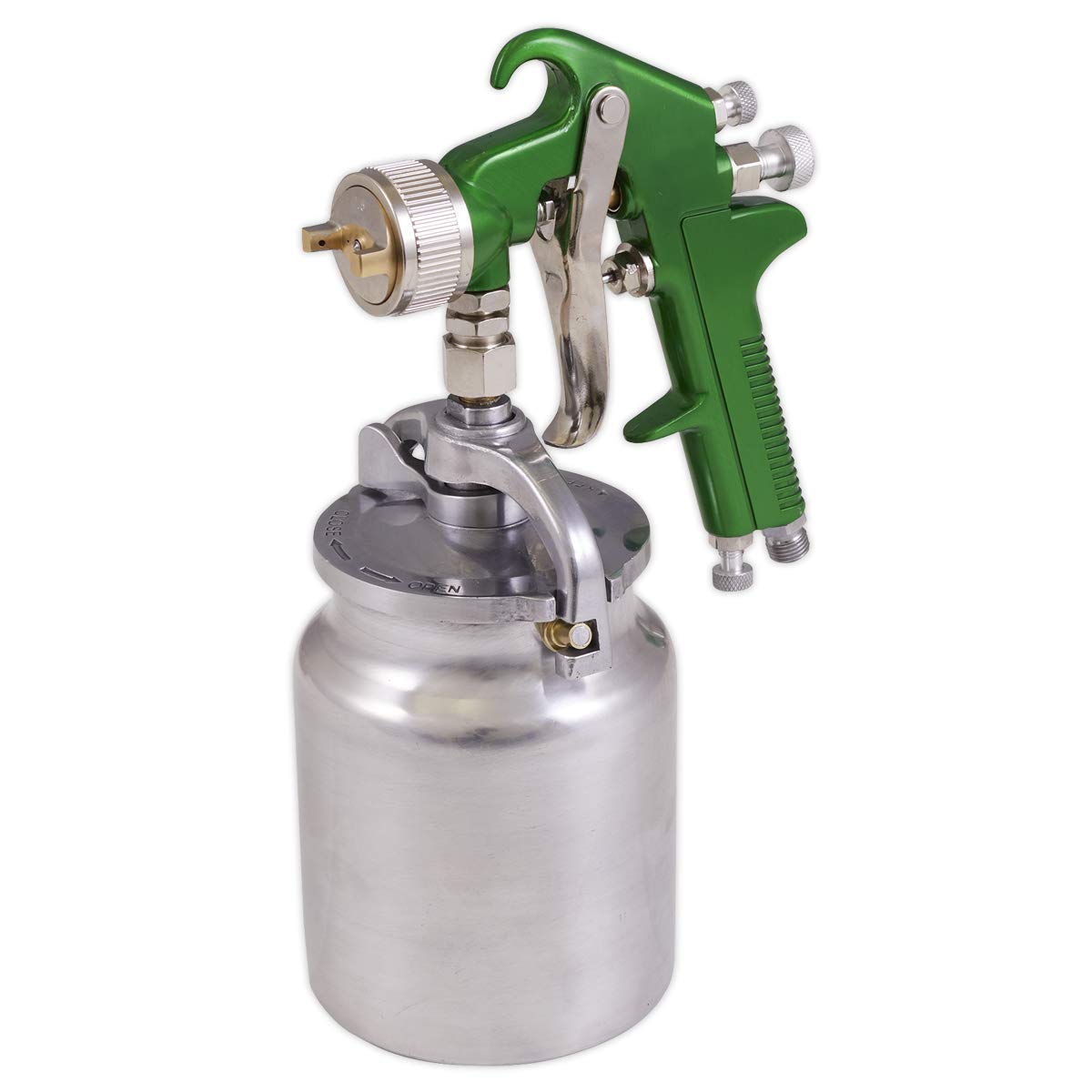 Sealey Suction Feed Spray Gun 2.5mm Set-Up Maintenance Tools Included S725 from B&Q