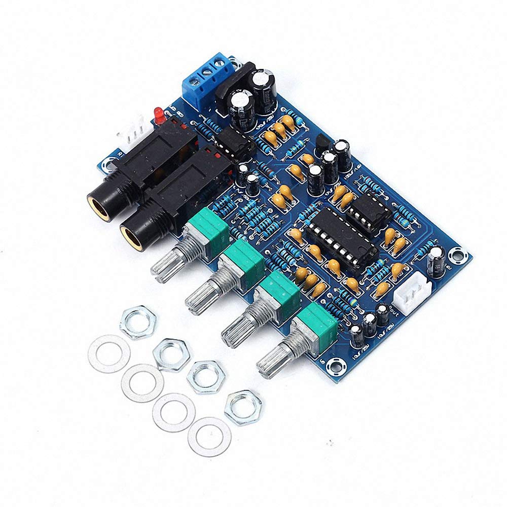 XH-M173 Microphone Amplifier Module PT2399 AC 12V Dual Power Supply Karaoke Reverberation Board