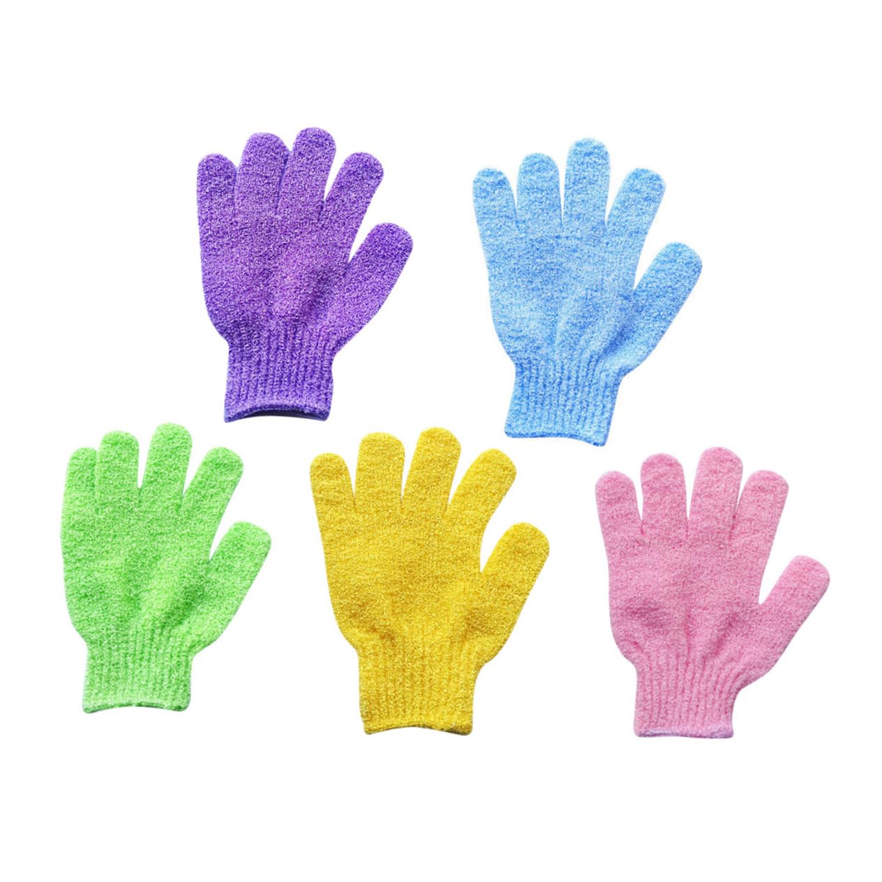 Healeved 15paare Peeling-badehandschuhe Für Körperpeeling Fünf Finger Duschschrubber Für Männer Und Frauen Für Sanfte Hautreinigung Und Entspannung Der Badewanne