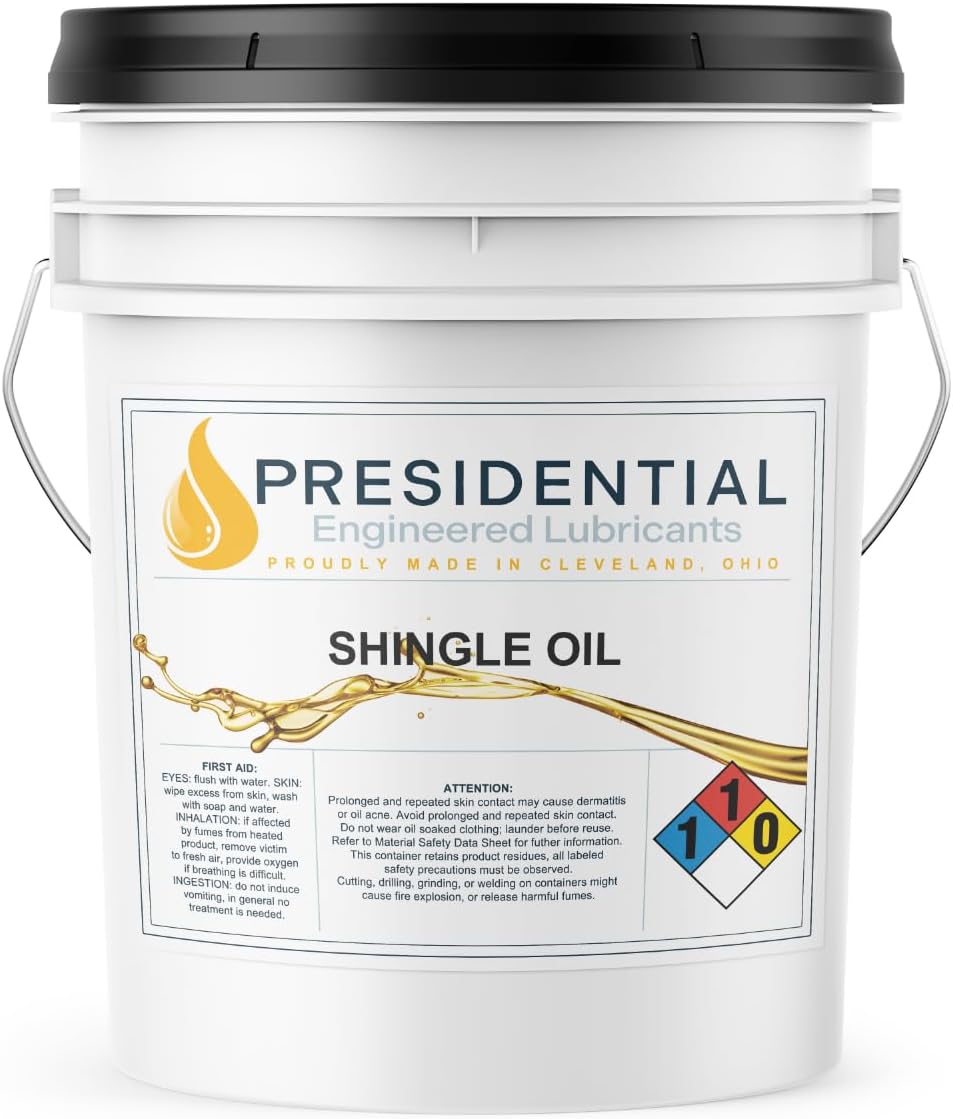Presidential Shingle Oil - Indoor & Outdoor Oil for Protection of Wood Surfaces - Reduces Weathering - Low Odor - Enhances Natural Appearance - Made in USA (1 Gallon)
