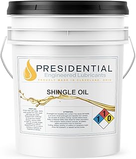 Presidential Shingle Oil - Indoor & Outdoor Wood Sealer for Protection of Wood Surfaces - Reduces Weathering - Low Odor - Enhances Natural Appearance - Made in USA (5 Gallon)