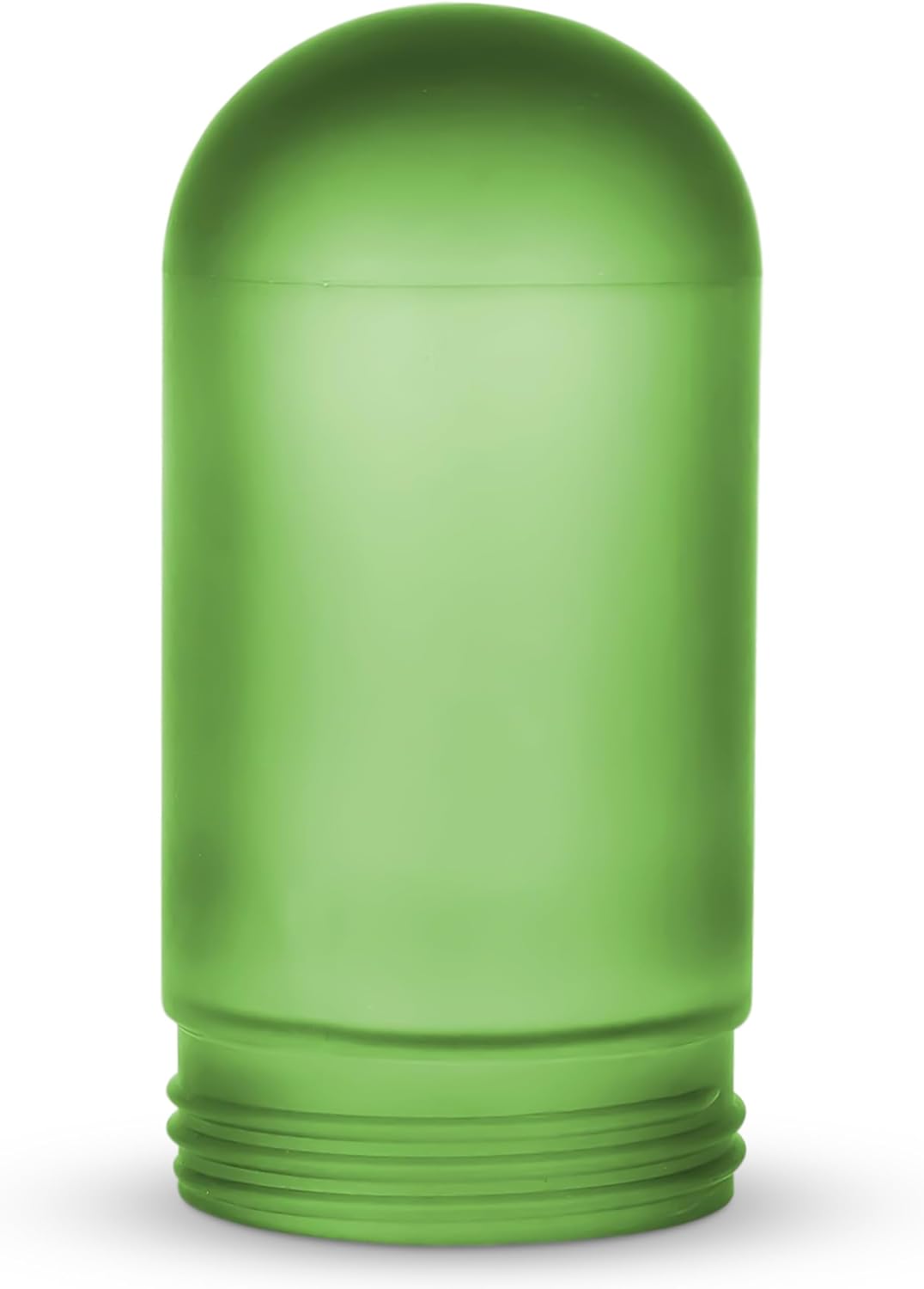 OHLECTRIC Green Replacement Weather Tight Light Fixture – Threaded Bulb Cover – Sturdy Clear Glass Protectant – Frosted Globe Shade – Outdoor Vapor Proof Fixture