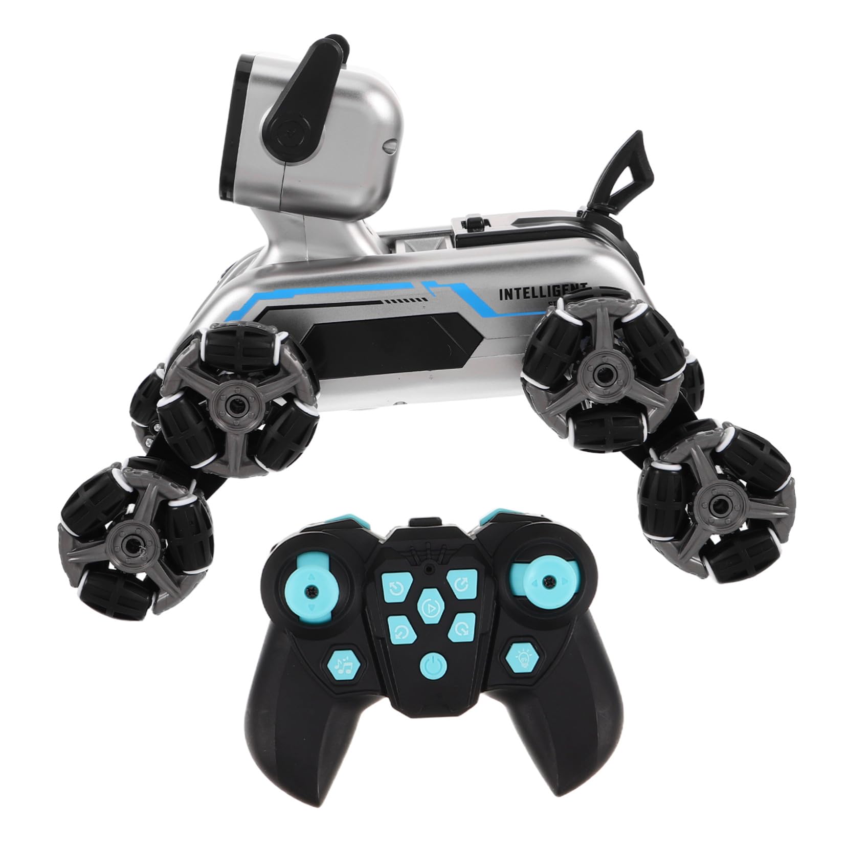 SUPVOX Robot Dog Toy Telecomandato Programmabile, per Ragazzo Ragazza | Plastica e Metallo, Uso Indoor e Outdoor, Decorazioni Scuola, Companion Educativo