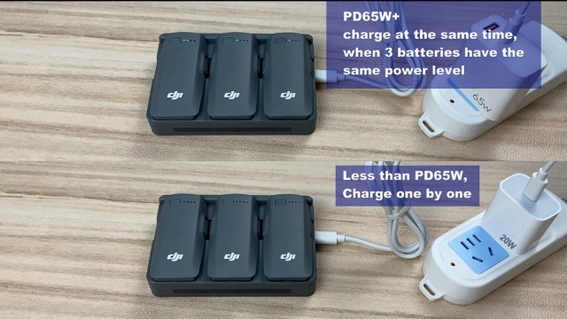 Amazon.com: 3-Ports Battery Charger for DJI Neo 2 Drone, 65W Two