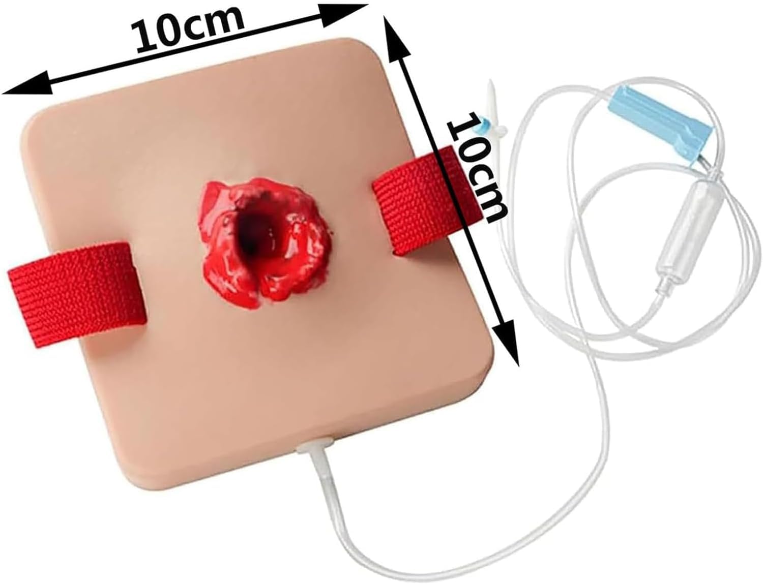 Kit d'entraînement au Pansement des plaies par Balle, simule Le Pansement des plaies et Le Garrot, kit d'entraînement pour arrêter Le saignement, Conception Portable + réutilisable + Silicone M