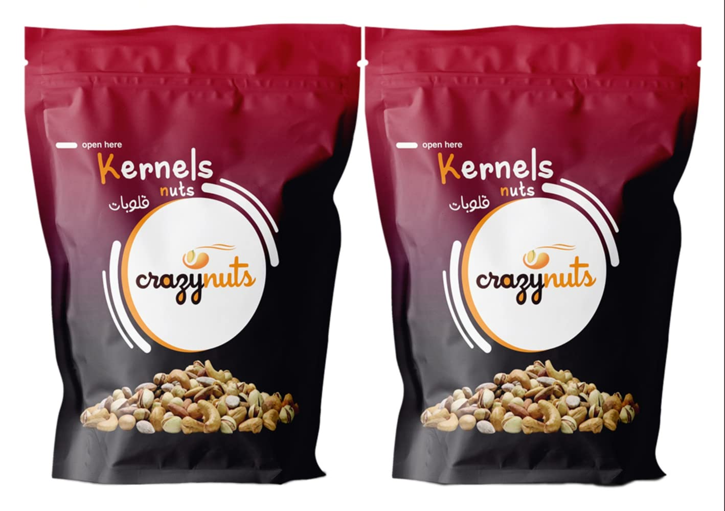 Crazynuts Kernels Nuts 250g Value Pack of 2 Healthy Snacks With Mixed Nuts Containing Nutritive Value
