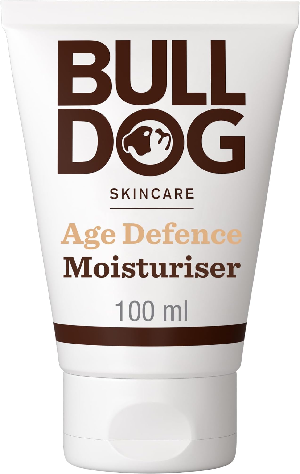 BULLDOG SKINCARE Age Defence Moisturiser for Men, With Marine Algae, 100ml