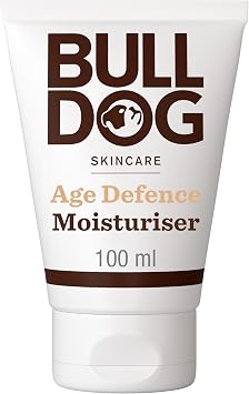 BULLDOG SKINCARE Age Defence Moisturiser for Men, With Marine Algae, 100ml