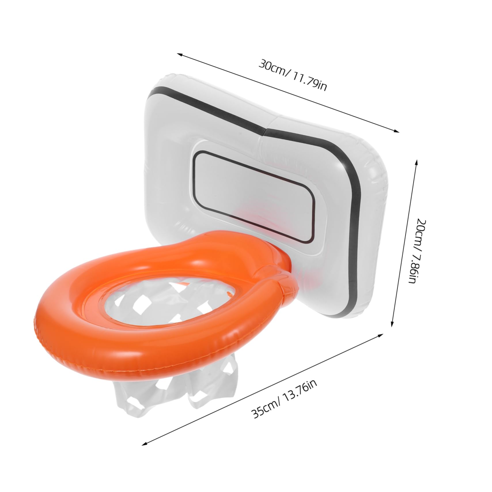 KOMBIUDA Basketball Hoop Throwing Game Basketball Hoop Toss Toy Toy for Kids Outdoor Indoor Family Fun