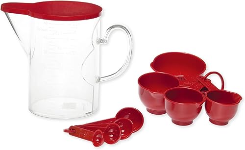 Miniatura 8 de Supreme Housewares - Juego de 10 tazas medidoras y cucharas medidoras de plástico, multiusos para el hogar, herramientas de cocina y hornear, sin