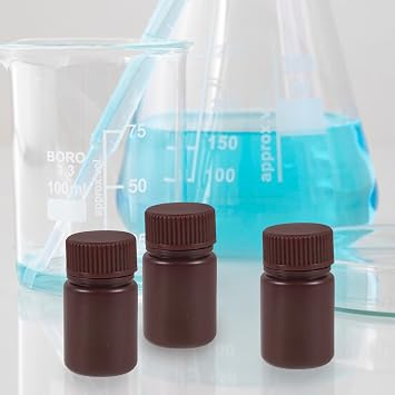 10pcs 30ml PP Reagent Bottles for Sample Storage