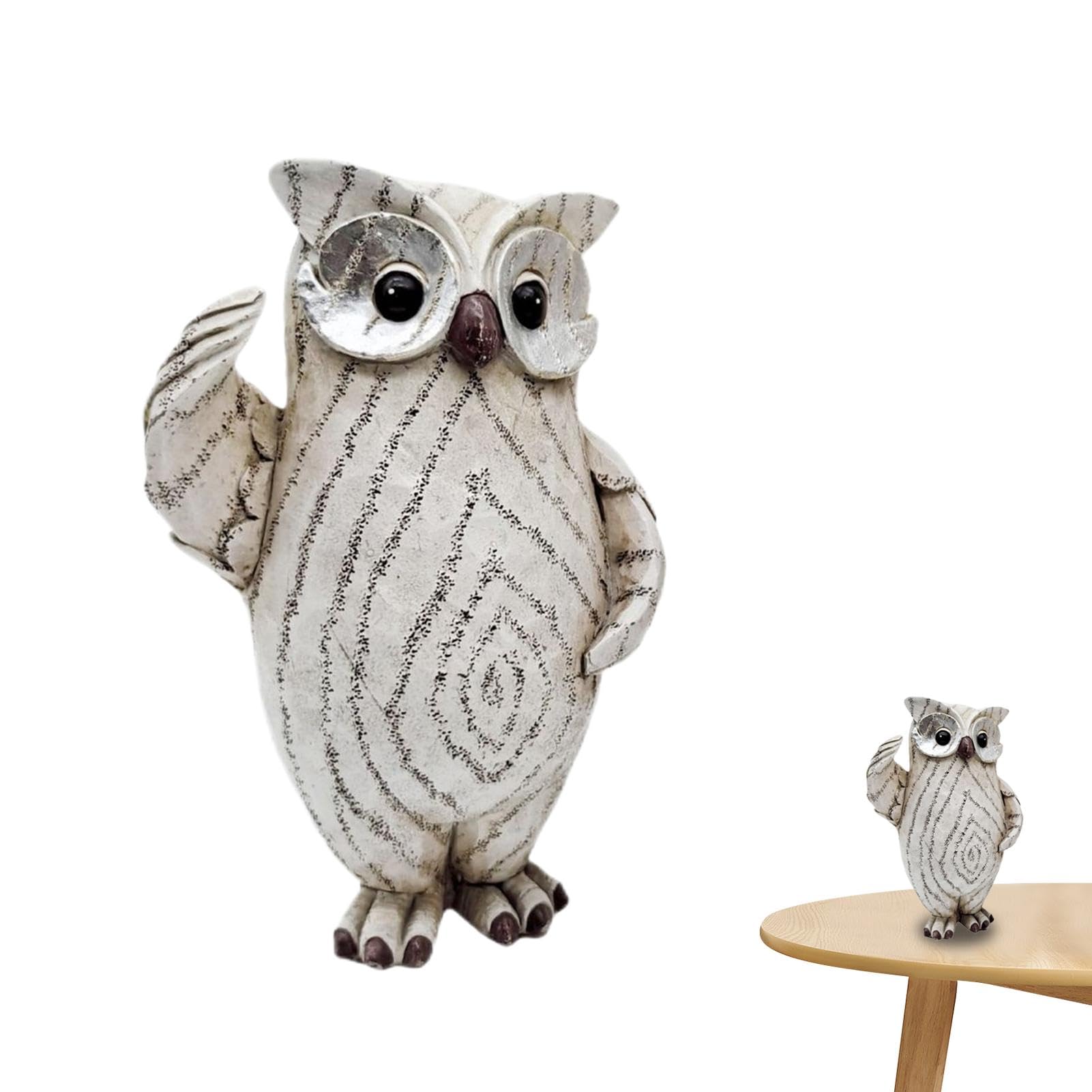 Amazon.co.jp: フクロウの像、フクロウの庭の装飾 - フクロウの庭の像