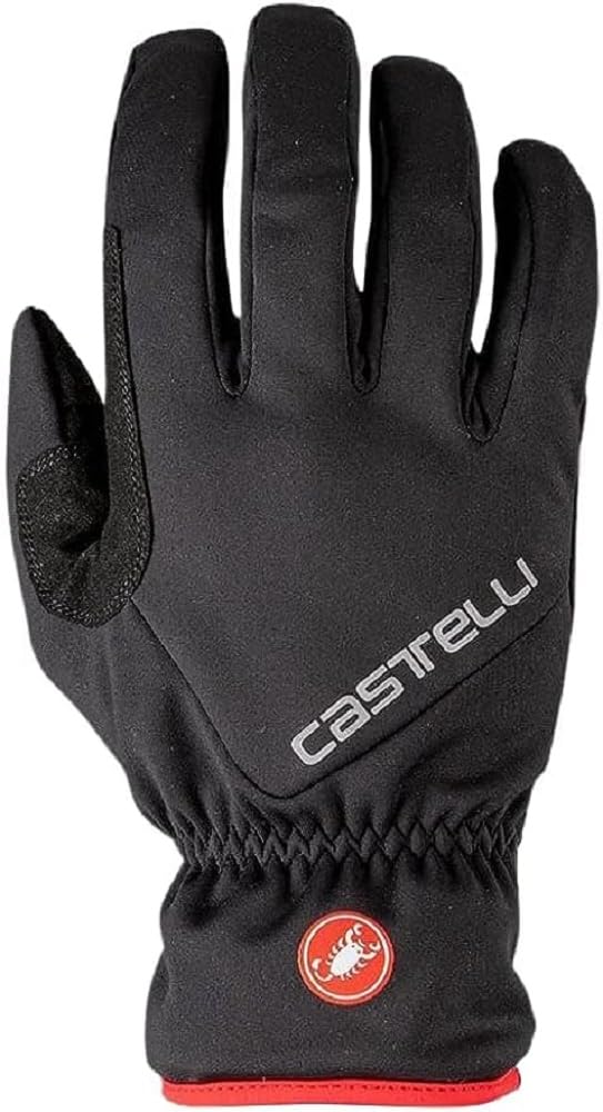 CASTELLI 4521523 Entrata Thermal Glove Men's Cycling Gloves, Black, XS