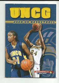 2008/09 University of North Carolina Greensboro UNCG Men's & Women's Basketball Pocket Schedule
