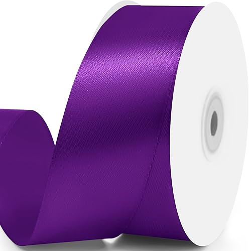 Miniatura 127 de Cinta de satén de 5/8" x 100 yardas - Cinta de seda naranja otoñal con carrete - Ideal para envolver regalos, ramos florales, manualidades