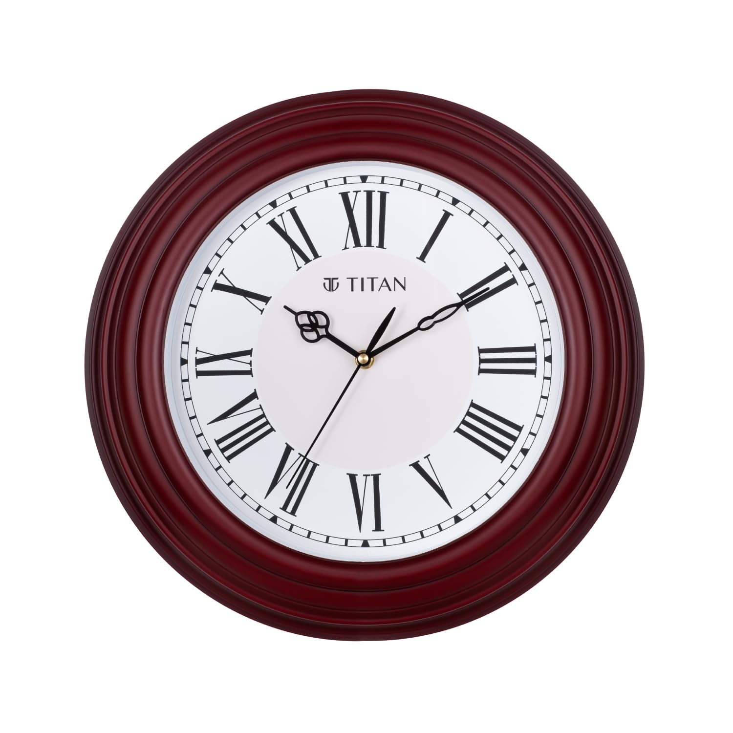 Titan Roman Heritage Quartz Analog White Dial Wall Clock with Silent Sweep Technology - W0120PA01-image-25