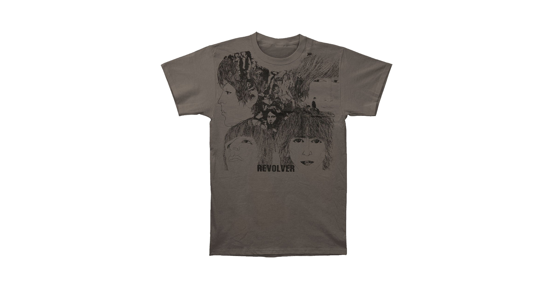 ビートルズ REVOLVER Tシャツ Rock Off Beatles Revolver 8 Track Men's T-Shirt, Black (X