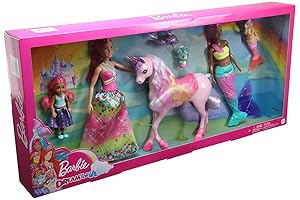 Barbie Dreamtopia Carriage and Unicorn Set: Immerse in a World of Enchanted Adventures