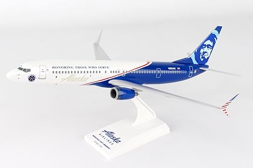 Miniatura 2 de Daron SkyMarks Alaska 737-900 Veteranos Avión 1/130 (SKR917)