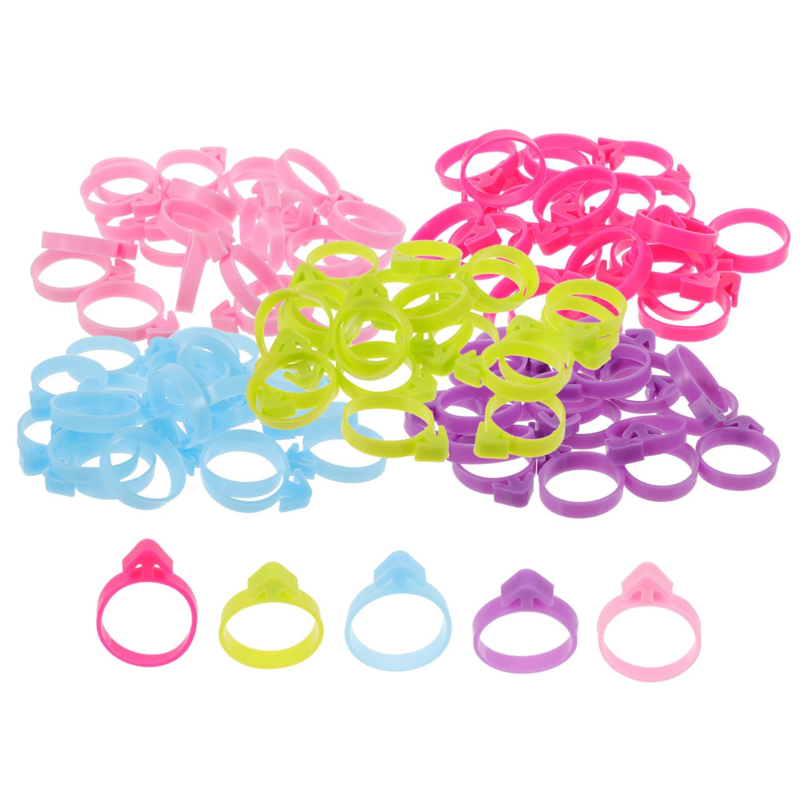 Cabilock 400pièces De Scellement pour Poches à Douille Plastique Accessoires De Pâtisserie Réutilisables pour Icing Et Décoration De Gâteaux