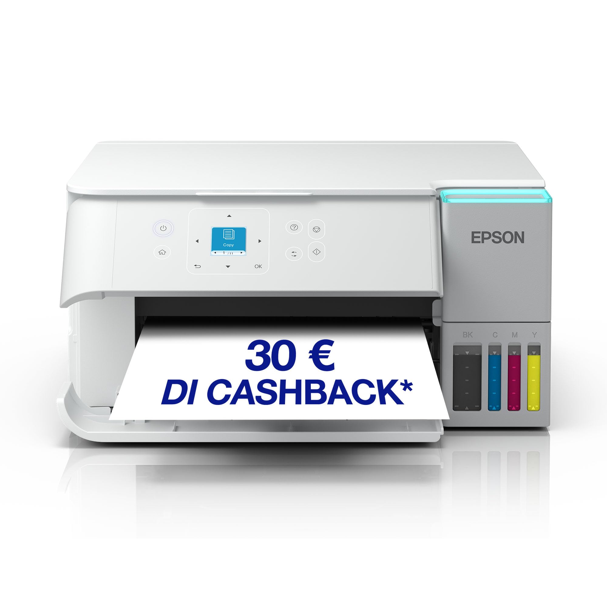 Epson EcoTank ET-2959 Stampante con Serbatoi D’inchiostro | Stampa a Casa Alti Volumi | Wi-Fi | A4 | Stampa, Copia, Scansione | Display LCD 3.7 cm | Stampa Fronte/Retro | 3 Anni D'Inchiostro Inclusi