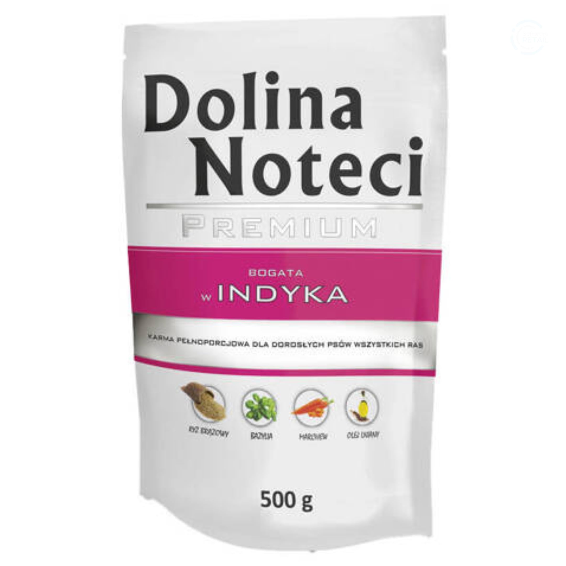 Dolina Noteci Premium Wet Dog Food with Turkey, Grain-Free, 500g