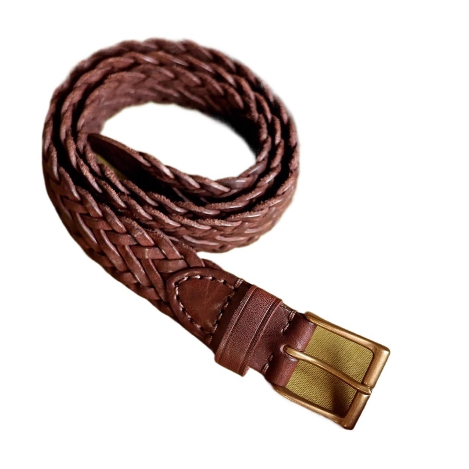 Cinturón de piel trenzada for mujer