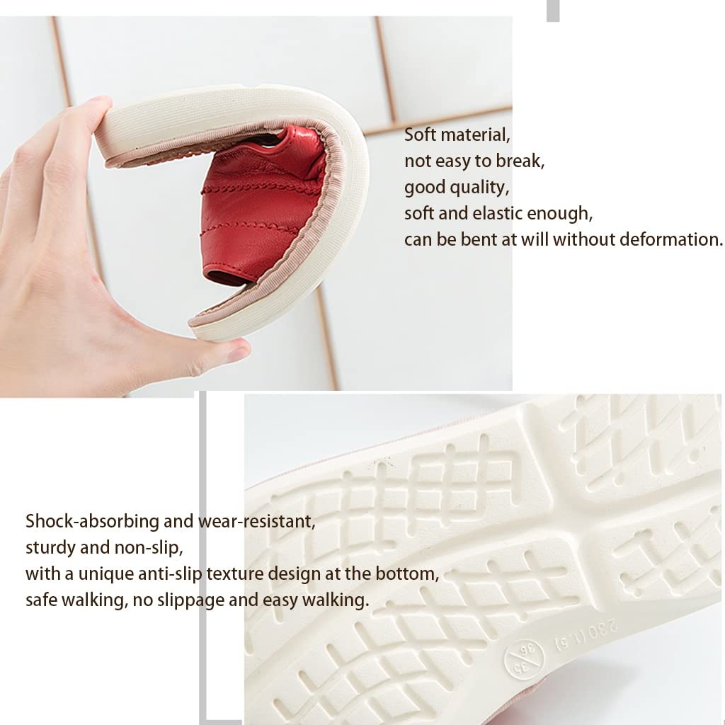 Zapatillas de Masaje de acupresión para Hombres y Mujeres Sandalias de reflexología Zapatos de Ducha con Soporte para el Arco Chanclas de casa Punta Abierta Baño Interior al Aire Libre SPA