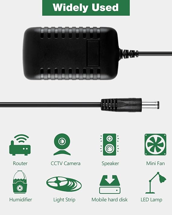 AC-DC Power Supply Adapter for Focusrite iTrack Dock Audio Recording Interface