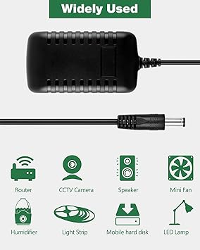 AC-DC Power Supply Adapter for Focusrite iTrack Dock Audio Recording Interface