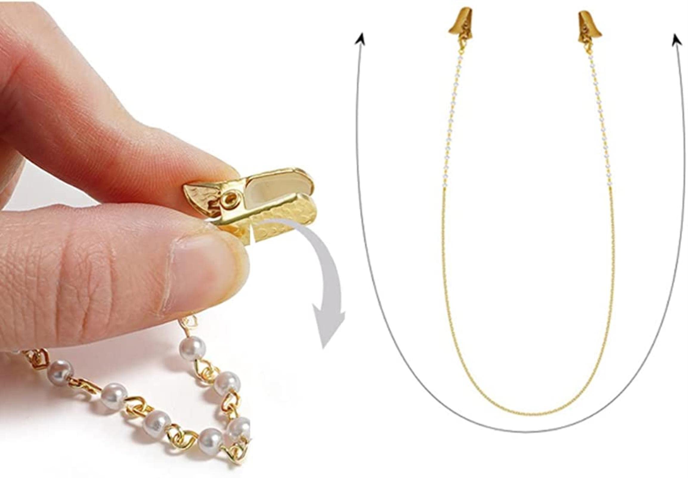 Chaînes pour Lunettes, Cordons pour Lunettes de Lecture, Cordons de Maintien pour Lunettes de Femme