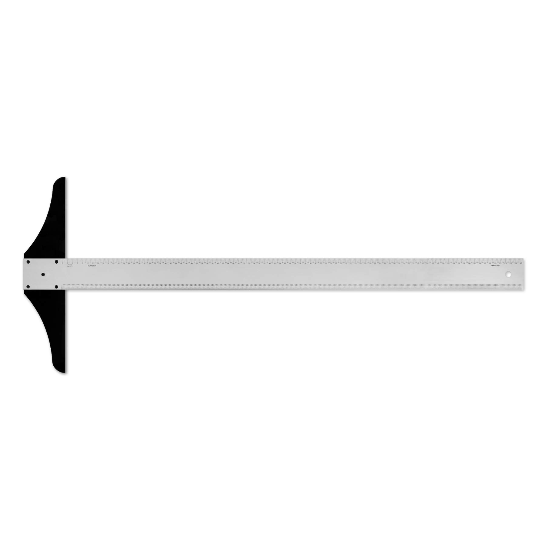 Alumicolor 30-inch Pica/Point T-Square for Art Framing & Drafting, Silver