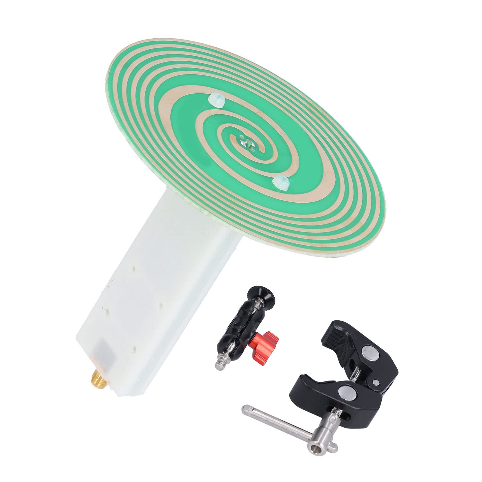 Antenna UWB a banda ultra larga R104 con guadagno 3dBi e porta di montaggio filettata da 1/4 di pollice per attacco treppiede - Design polarizzato circolarmente, gamma di