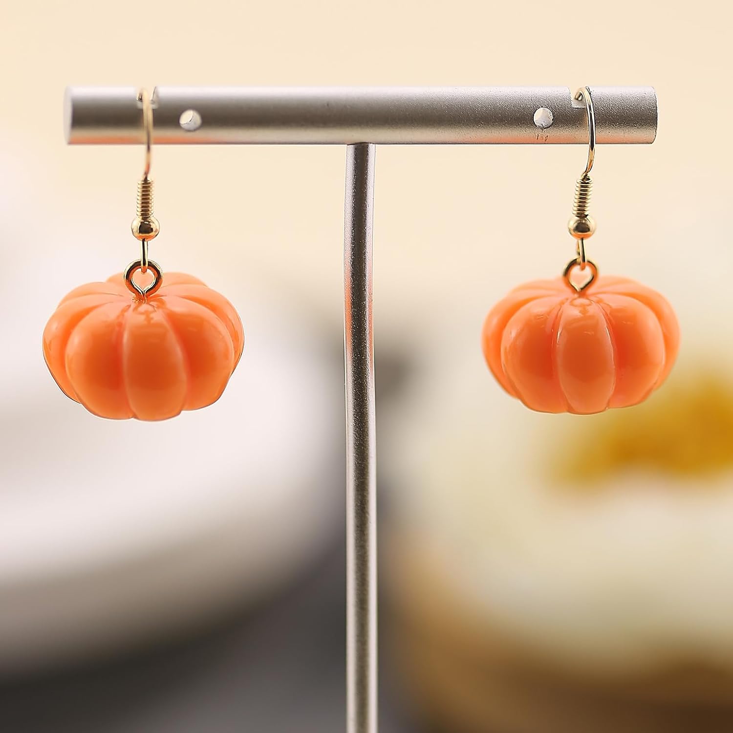 Funny Pumpkin Earrings for Halloween Thanksgiving Cute Pumpkin Dangle Earrings Fall Halloween Thanksgiving Pumpkin Earrings for Women - Image 6