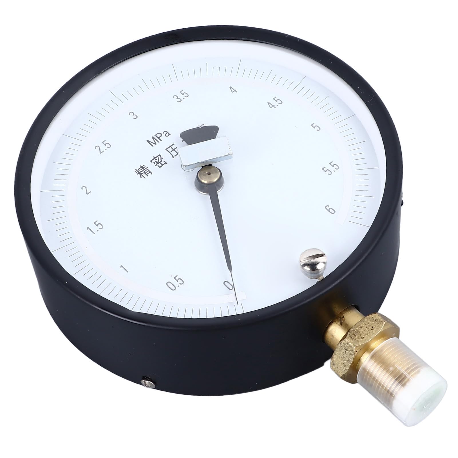 Druckmessgerät, Luft-Gas-Tester, hohe Genauigkeit, Ein-Tasten-Nulleinstellung, Vakuumkomponenten, professionelles, langlebiges Aluminium-Messing-Material, 0–6 MPa Messbereich für