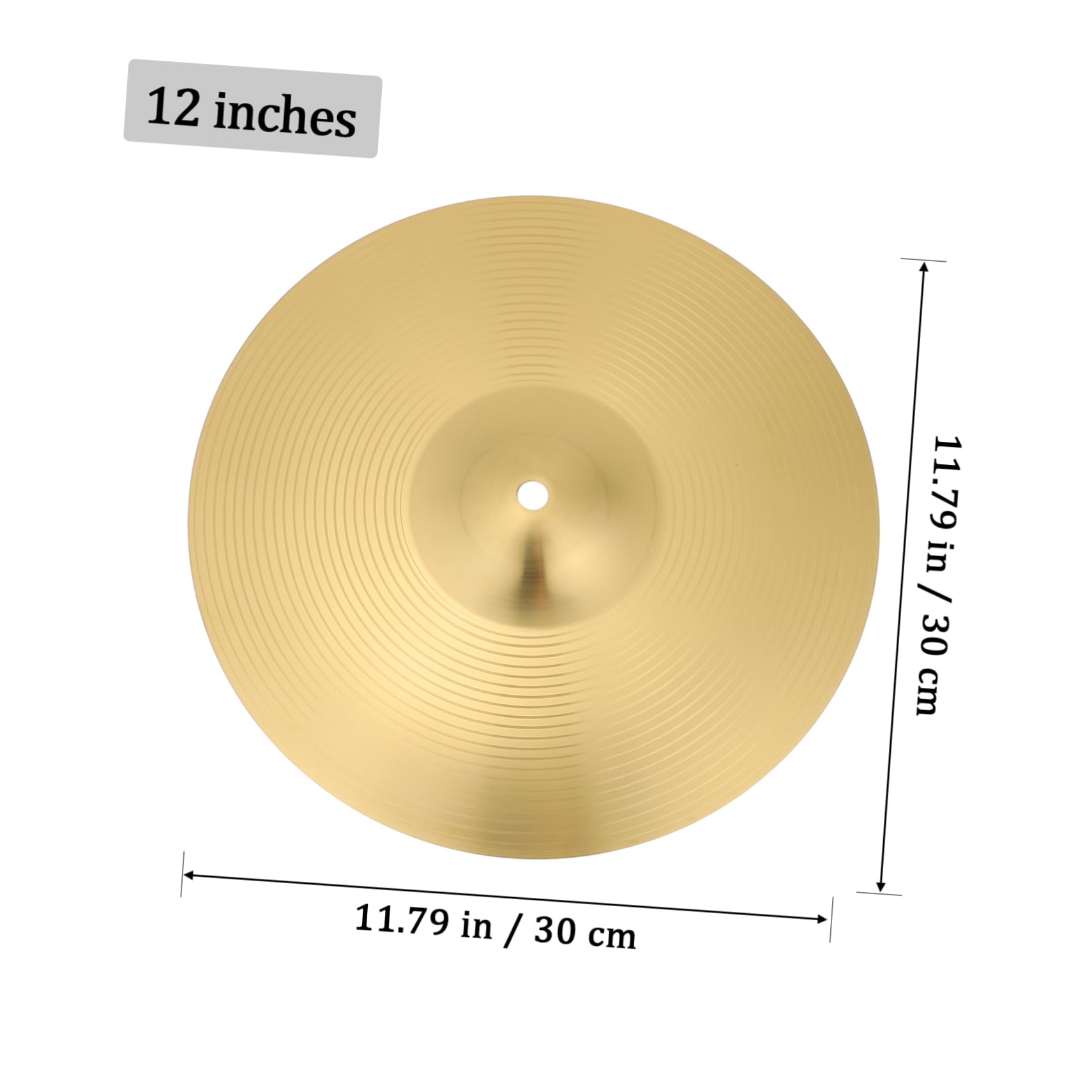 ERINGOGO Cymbal Piece Replacement for Drum Kit Durable Drum Part Accessory for Percussion Practice and Jazz Drumming Enhances Sound