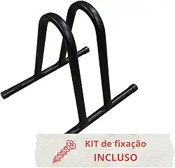 PB Store Suporte Expositor de Chão para 1 Bicicleta Preto - 15 cm x 30 cm x 27 cm - Armazenamento de Bicicletas em Residências e Estabelecimentos Comerciais