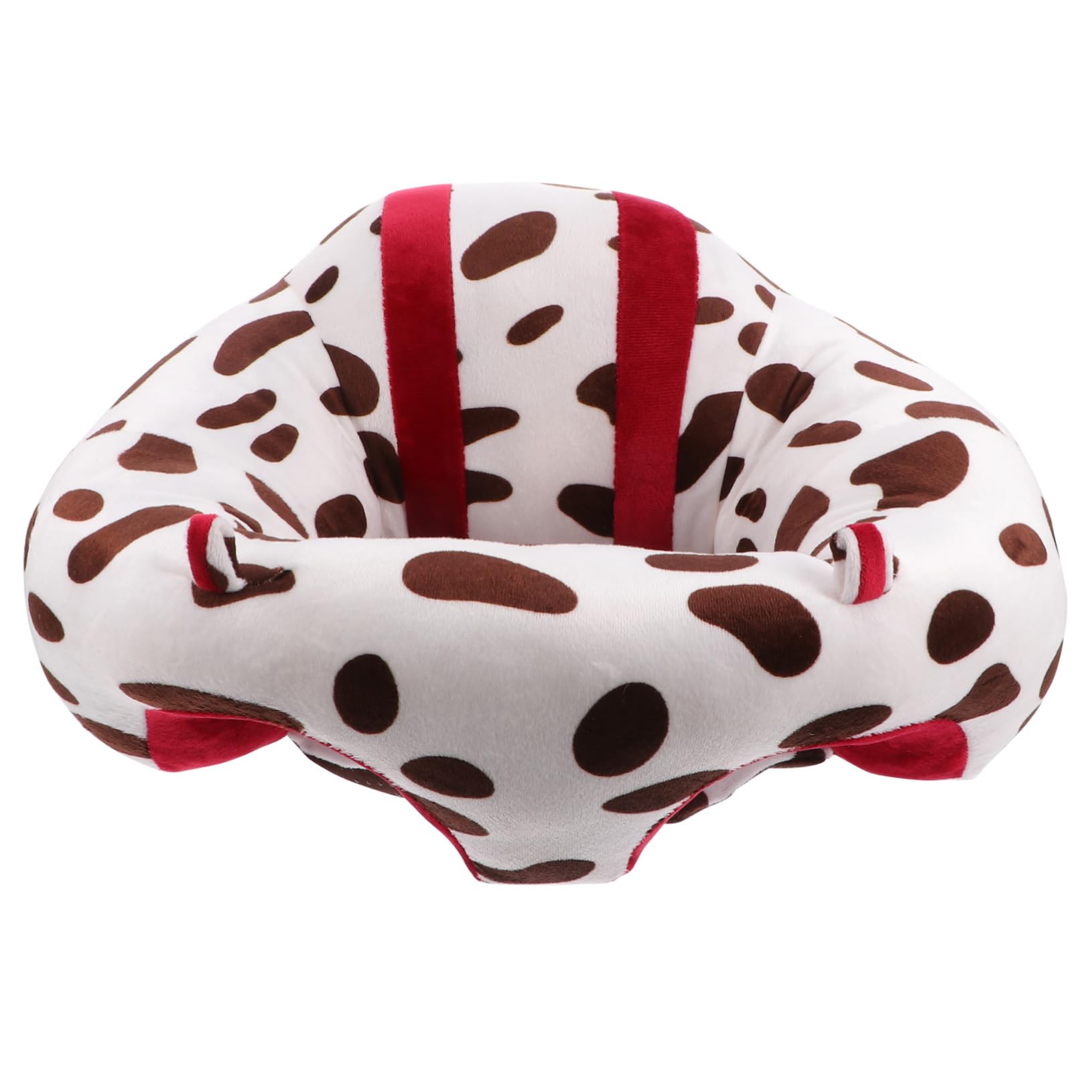 VICASKY Support Seat Sofa Floor Lounger for Sitting Learning Cow Print Design Comfortable and Safe for Boys and Multi Use Cushion