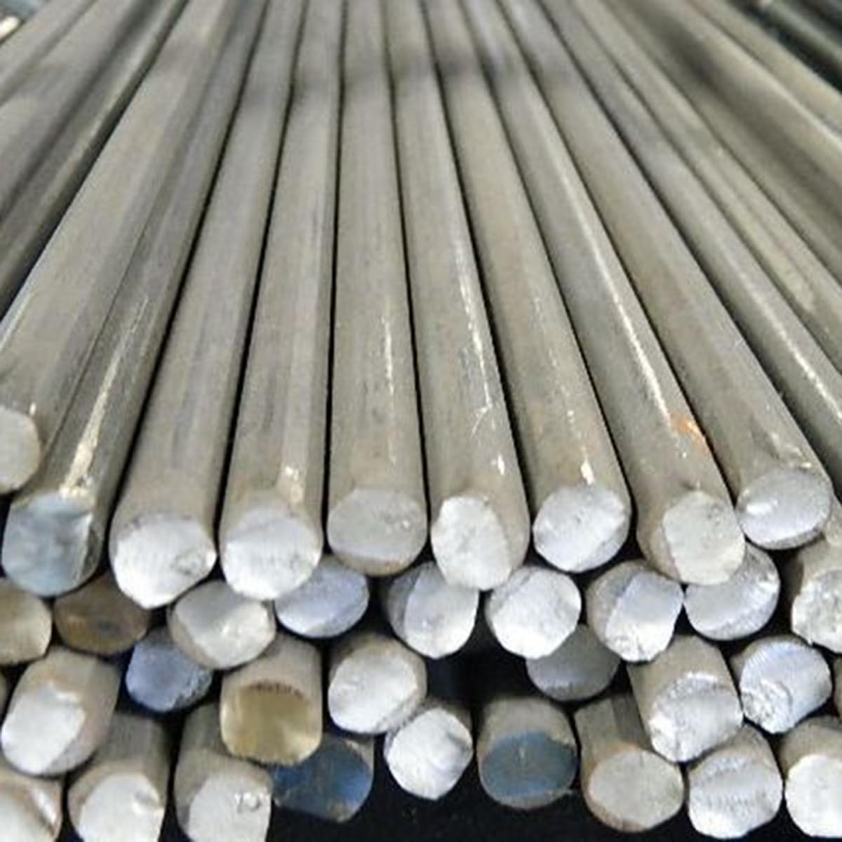 M.P. Metalli Barra tonda ferro liscio pieno Ø 10 mm x 1000 mm - Set 10 pezzi Made in Italy