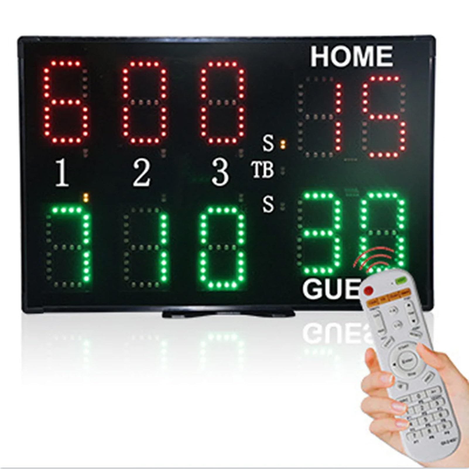 RayGenius Marcador Digital,Marcador LED,Marcador Digital De Sobremesa para Baloncesto Voleibol Tenis Boxeo Partido Marcador.,Scoreboards