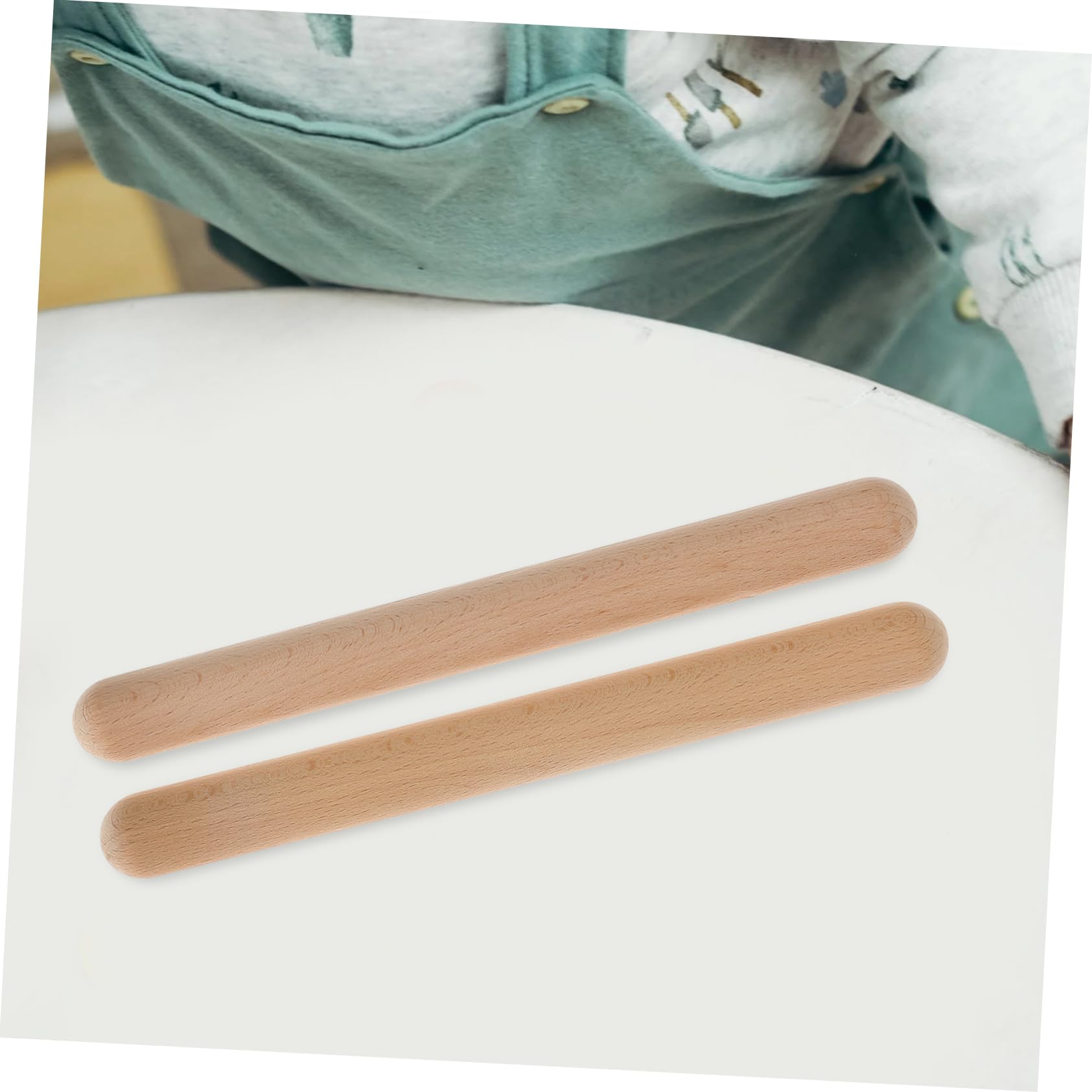 KONTONTY 2Pcs Musical Sticks for Early Educational Percussion Instruments Enhance Rhythm and Coordination for Music Exploration and Creative Play