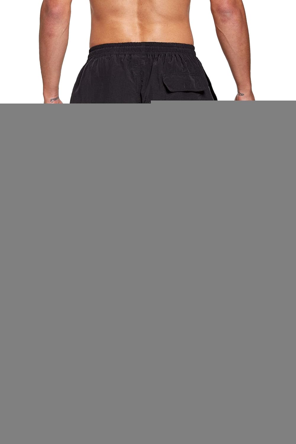 Tansozer Mens Swim Shorts Waterproof Beach Shorts Quick Dry Surfing Shorts with Mesh Lining Swim Trunks S Black