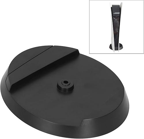 Miniatura 4 de Base Stand,Professional 2 in 1 Vertical Stand Game Console Holder Base Accessory for Replacement with Screw ABS Black