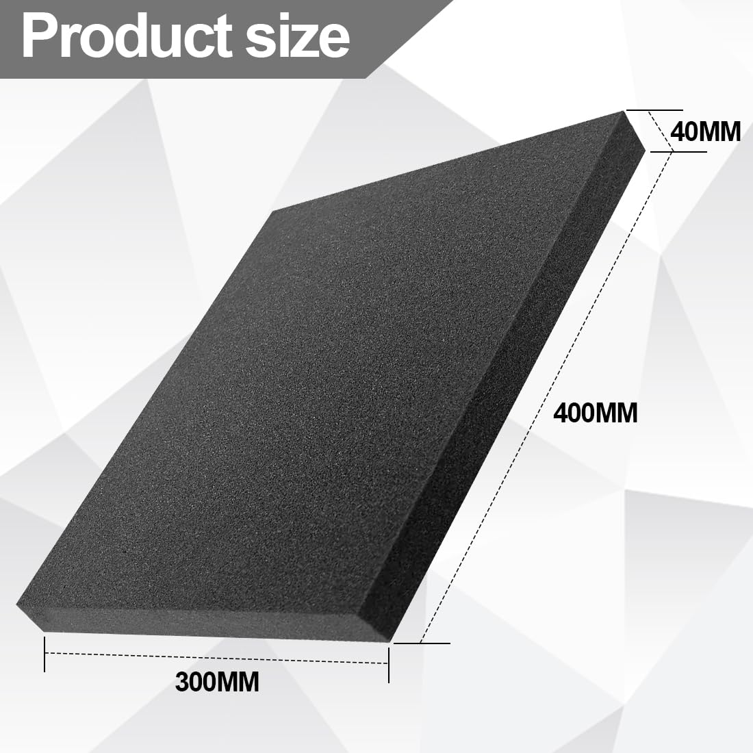 2 Stück 400 x 300 x 50 mm Schaumstoff Zuschnitt, Schaumstoffinlay für Schutzkoffer, als Werkzeugeinlage, Schaumstoffeinlage Tabletop Basteln Dämmen, Polster und Sitzkissen