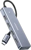 UGREEN Hub USB C 4 portas, hub USB C para USB com 4 USB 3.0, divisor USB C alimentado para laptop, MacBook Pro, iMac, iPad Pro, Chromebook, Dell XPS, iPhone 15/15 Pro, Galaxy S23 e mais, 0,5